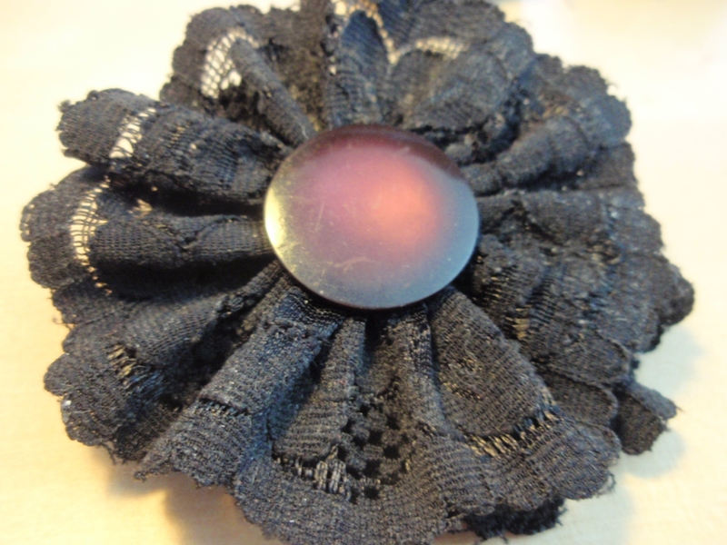 Lace flower barrette 354081184e1fd527122dap7141705