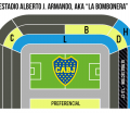 Boca juniors bombonera stadium map 620x533