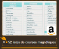 Listes courses 2