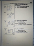 Test circuit open relais