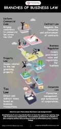 Business law assignment help infographic