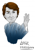 Caricature jackie chan 1k