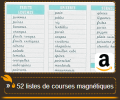 Listes courses 2