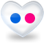 Flickr heart