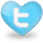 Twitter heart