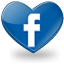 Facebook heart