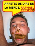 Raphael crespin marly le roi adore manger de la merde caca bouche 3 
