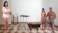 Tonton donne le bain