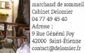 6 marchand de sommeil cabinet delomier 04 77 49 45 40