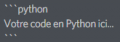 Code discord