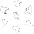 Continents sur mesure contours